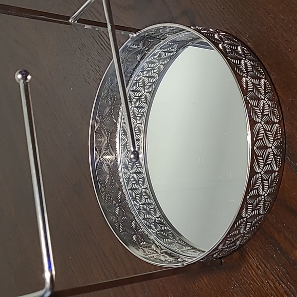 Rachel Ashwell mirrored jewelry display storage silver organizer in Like New con - Picture 3 of 10